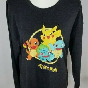 Pokemon Womens Long Sleeve Shirt Size XL